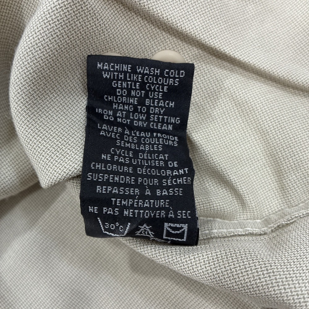 NEW STORMTECH BEIGE BUTTON UP BLOUSE WOMEN'S XL - Picture 9 of 12
